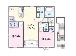 ピースフルIの物件間取画像